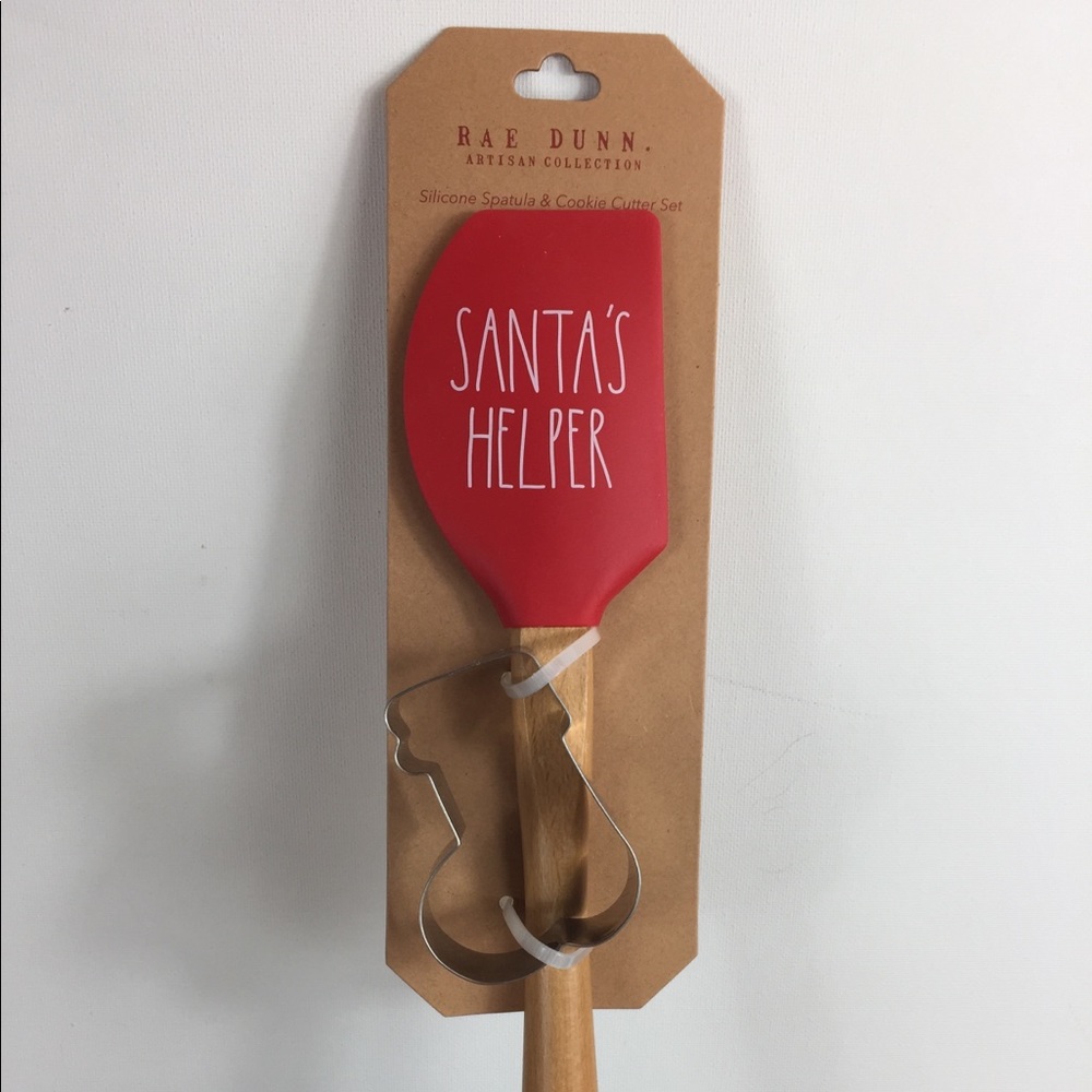 Rae Dunn Silicone Spatula and Cookie Cutter Set